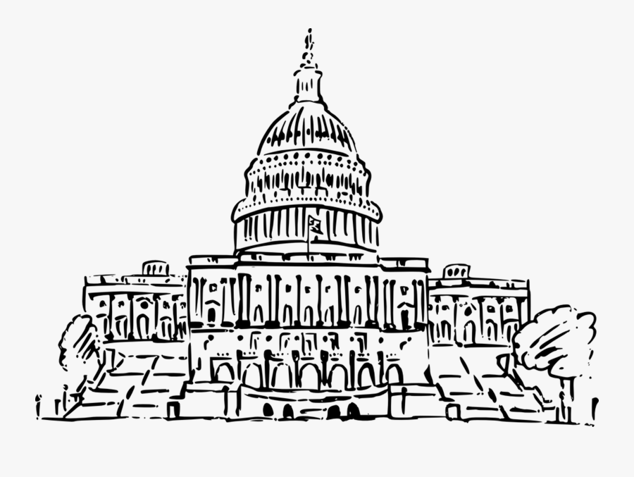 Us Capitol Building Clipart, Transparent Clipart