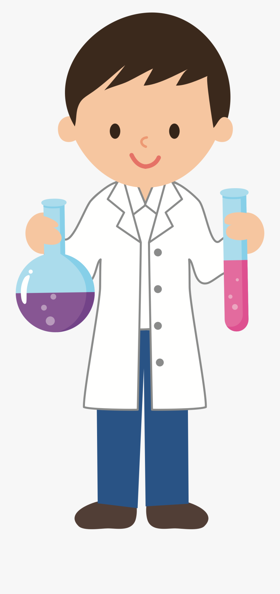 Scientist - Boy Scientist Clip Art, Transparent Clipart