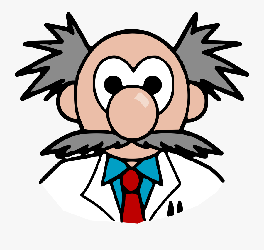 Clip Art Clipart Big Image Png - Drawing Of A Cartoon Scientist, Transparent Clipart