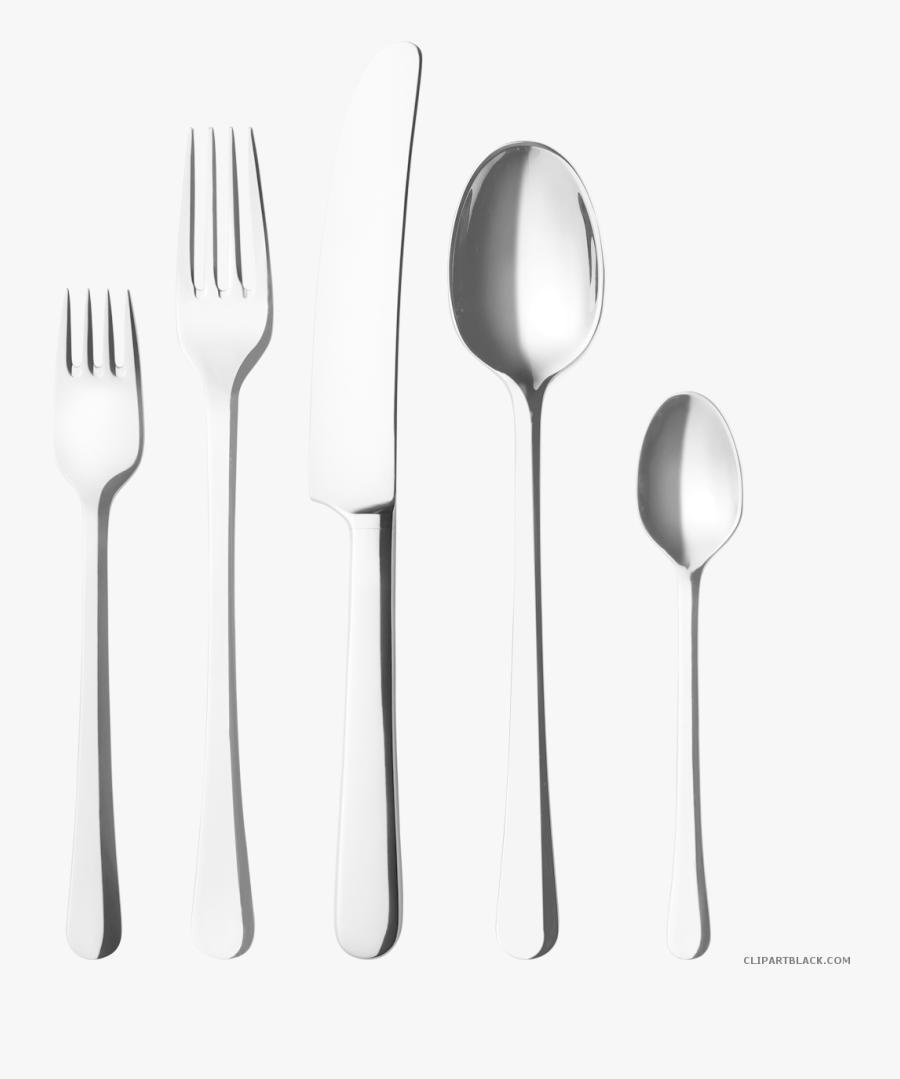 Fork Knife And Spoon Clipart - Transparent Fork And Spoon Png, Transparent Clipart