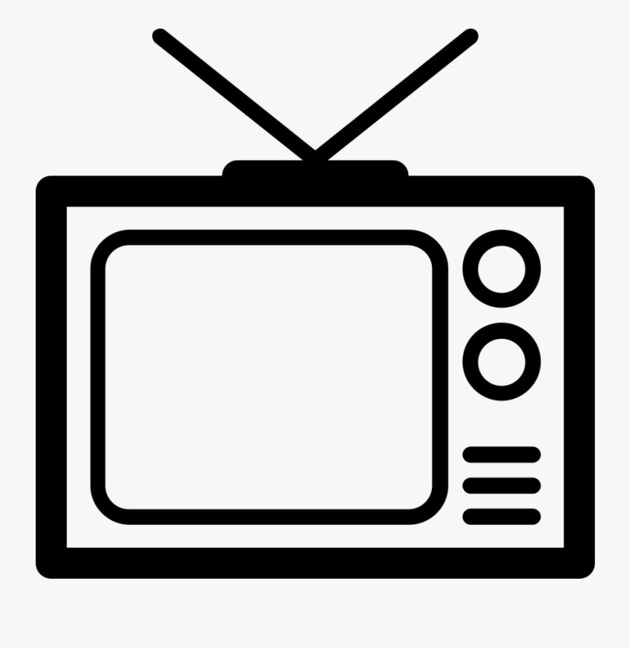 Picture Freeuse Library Television A Cohort Or Fiend - Radio And Tv Icon, Transparent Clipart