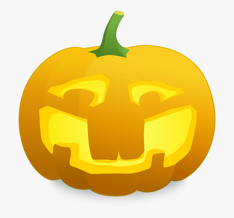 Scared Jack O Lantern Face, Transparent Clipart