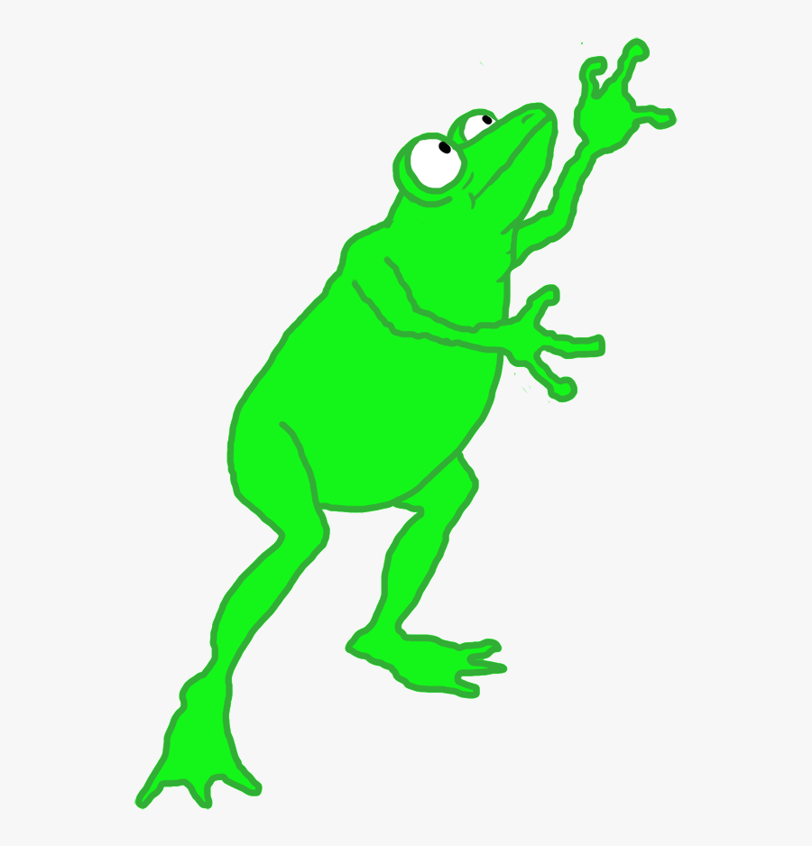Frog Reaching For - Shrub Frog, Transparent Clipart