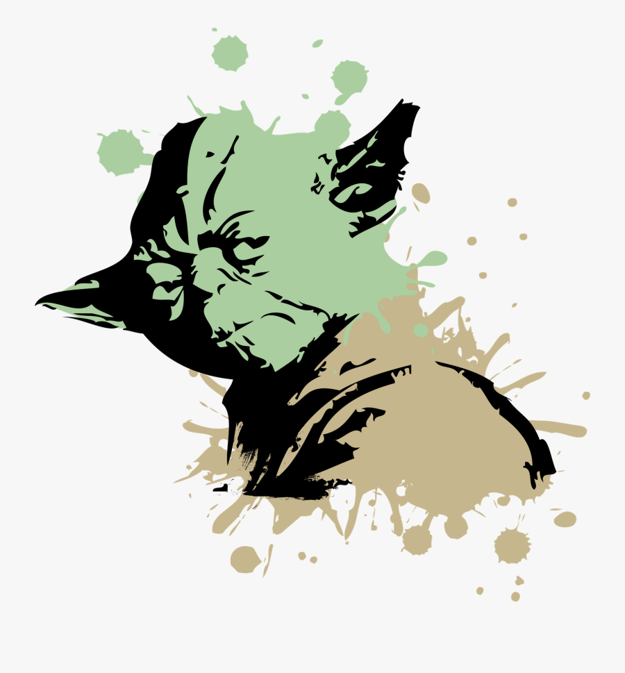 Yoda Design Png, Transparent Clipart