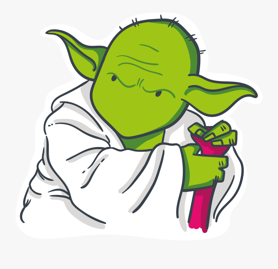 Yoda - Cartoon, Transparent Clipart