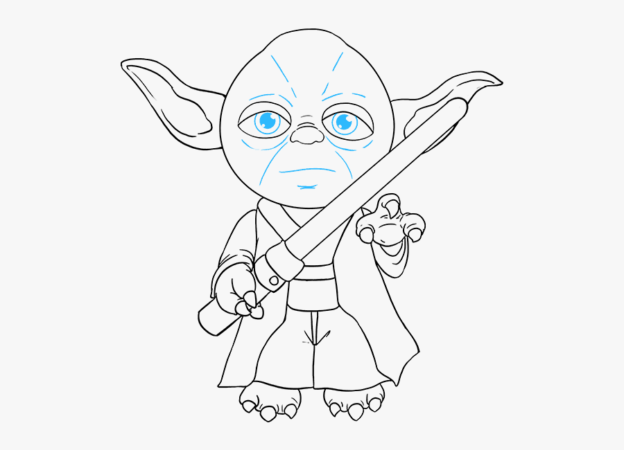 Drawing Yoda, Transparent Clipart