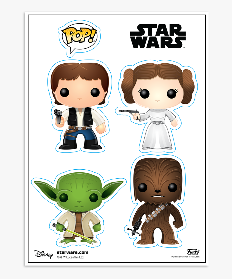 Stickers De Star Wars Funko, Transparent Clipart