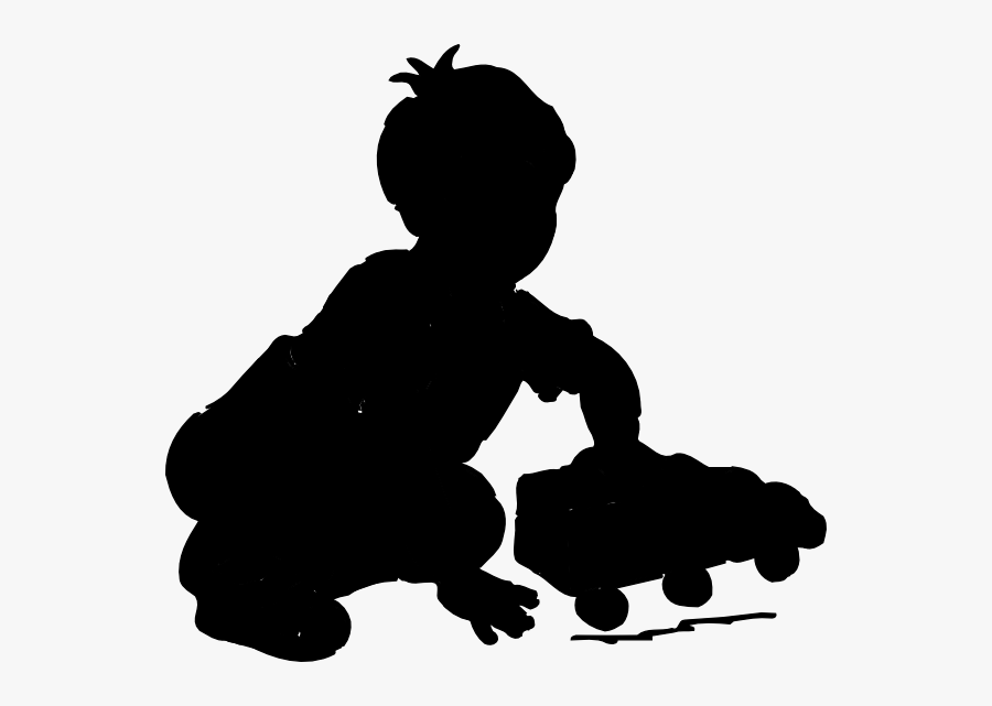 Kids Playing Clipart Png - Boy With A Toy, Transparent Clipart