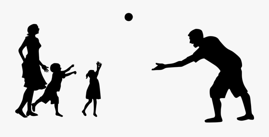 Family Silhouette People Png, Transparent Clipart