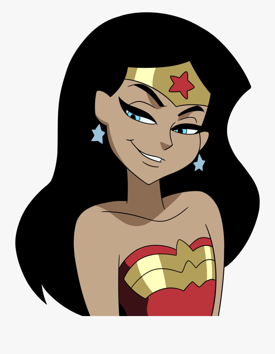 Wonder Woman Png Images Free Download - Cartoon Young Wonder Woman, Transparent Clipart