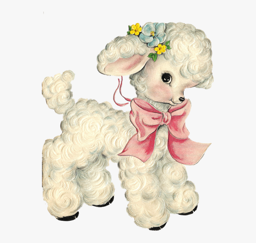 Vintage Lamb Clip Art , Png Download - Vintage Lamb, Transparent Clipart