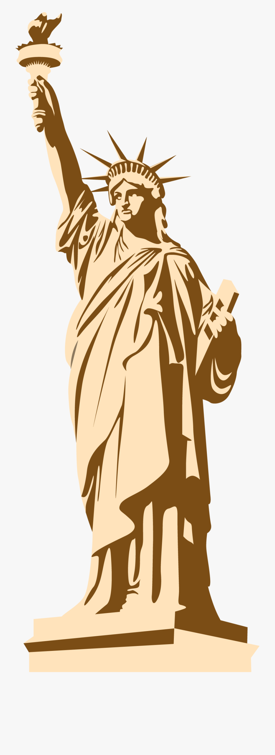 Statue Of Liberty Clipart Png - Png Statue Of Liberty Crown, Transparent Clipart