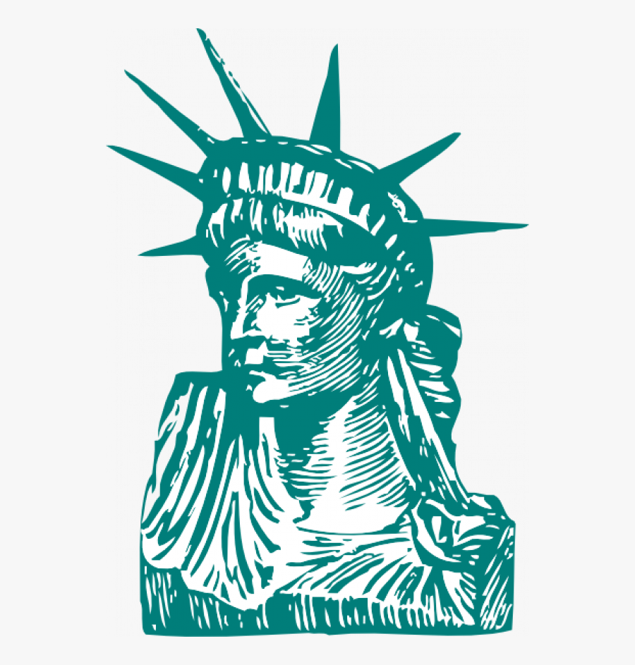 Cartoon Statue Of Liberty Clipart Images Transparent - Statue Of Liberty Illustration, Transparent Clipart