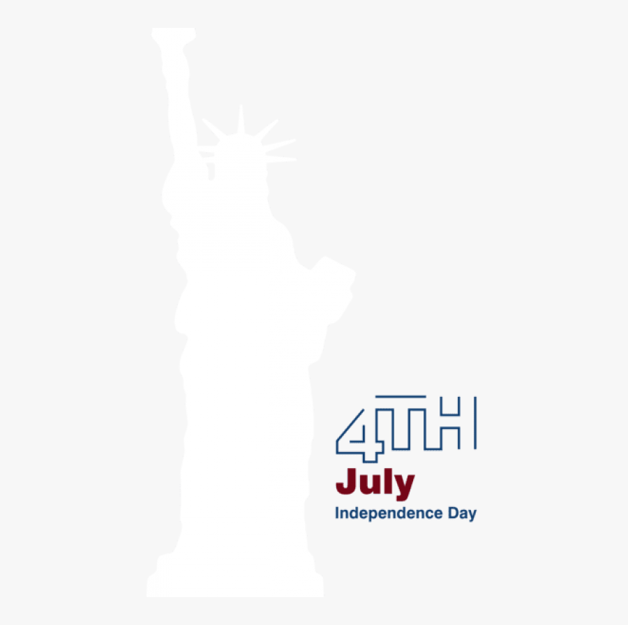 Statue Of Liberty Silhouette Png - Vintage Statue Of Liberty Art 4th Of July, Transparent Clipart