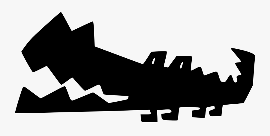 Snout,silhouette,angle - Alligator Silhouette Png Free, Transparent Clipart