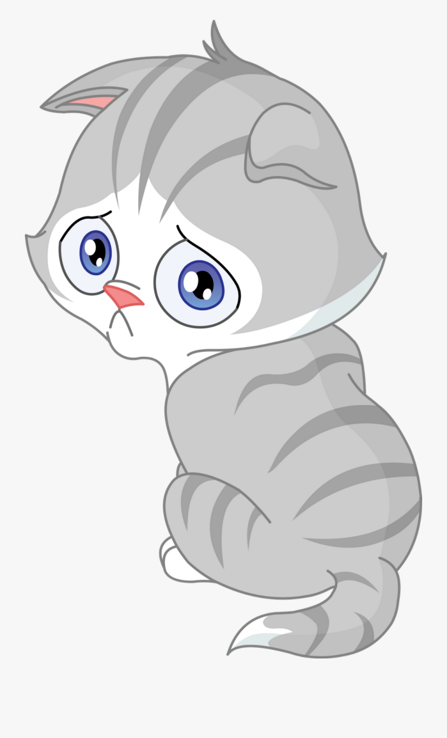 Photo Cats Images Backgrounds - Sad Cat Clipart, Transparent Clipart