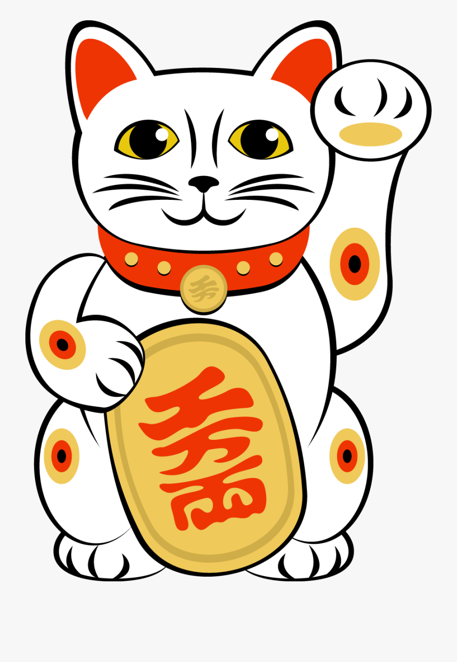 lucky cat cartoon