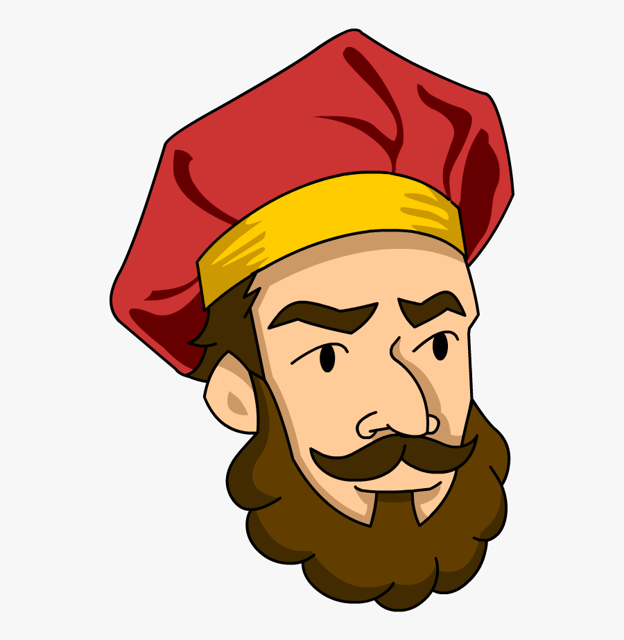 Cartoon,facial Hair,illustration,clip - Marco Polo Easy To Draw, Transparent Clipart