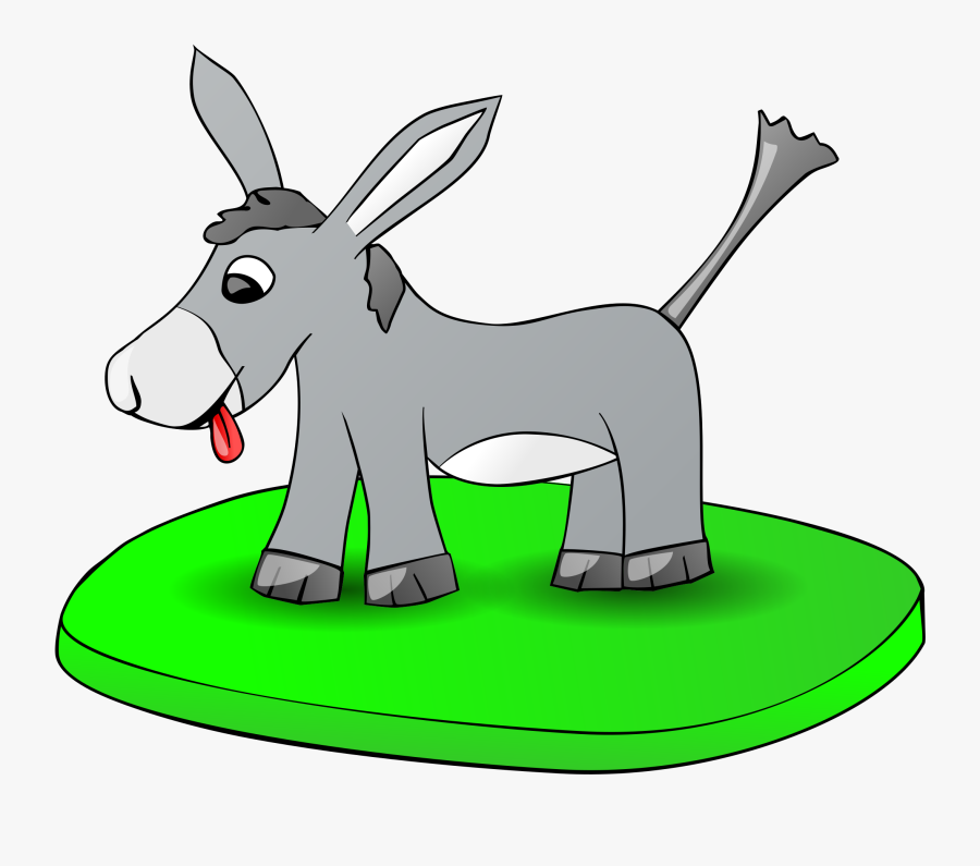 Donkey On A Plate - Race Between Toad And Donkey, Transparent Clipart