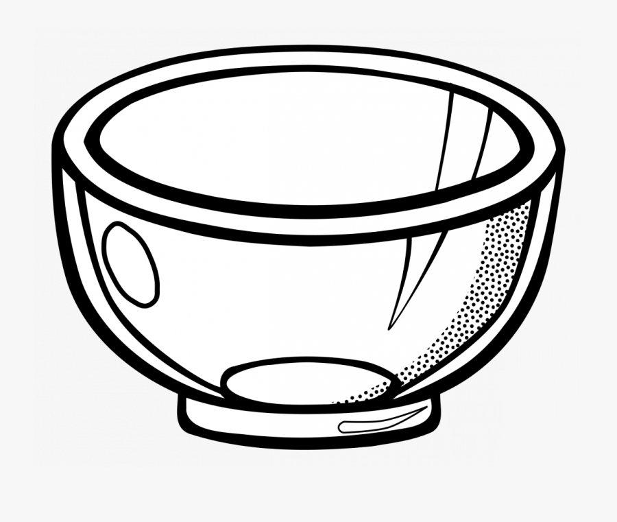 Donkey Clipart Drawing - Bowl Clipart Black And White, Transparent Clipart