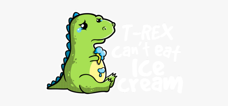 Sad Clipart Trex - Sad T Rex Cartoon, Transparent Clipart