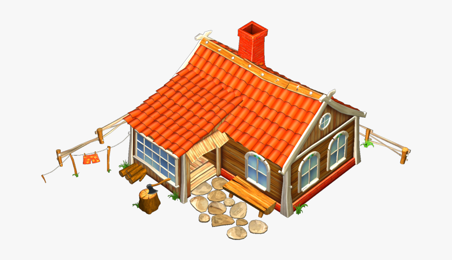 Cartoon House By V1ngnir - House, Transparent Clipart