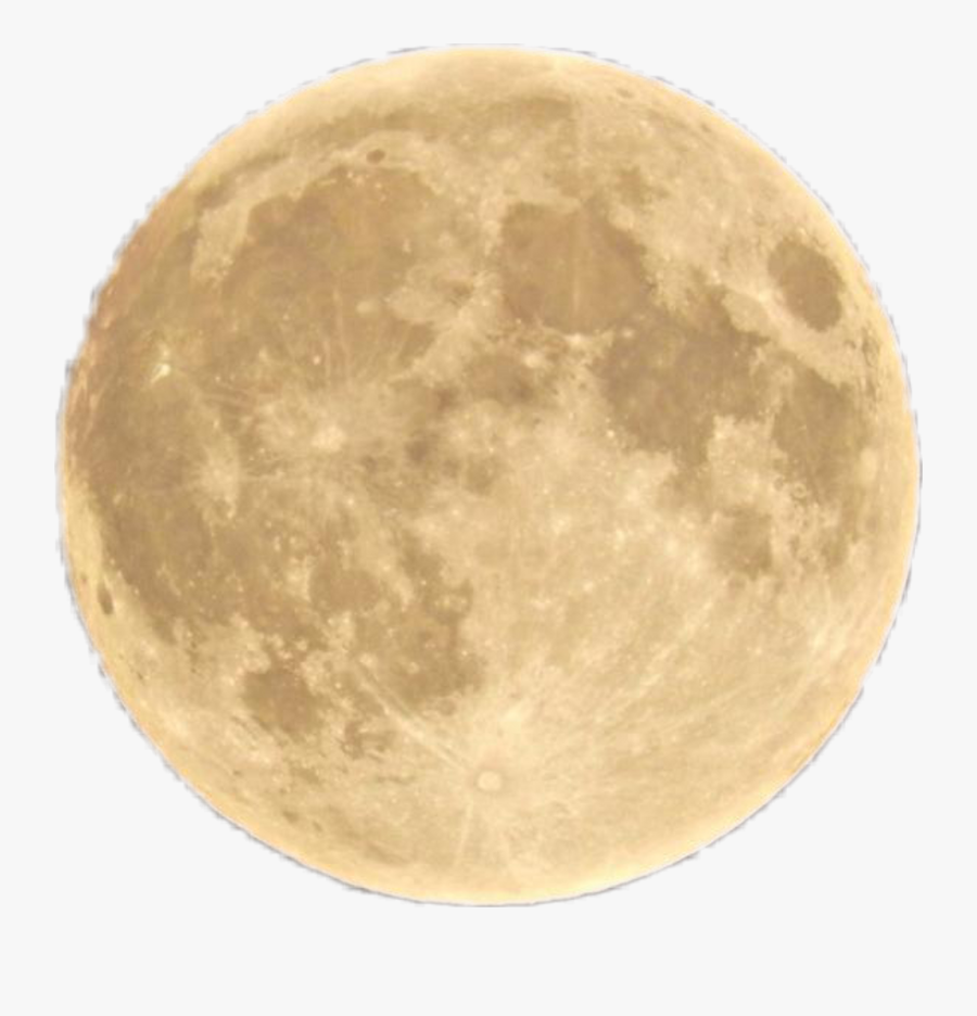 Supermoon Full Moon Lunar Eclipse Earth - Transparent Background Yellow Full Moon Png, Transparent Clipart