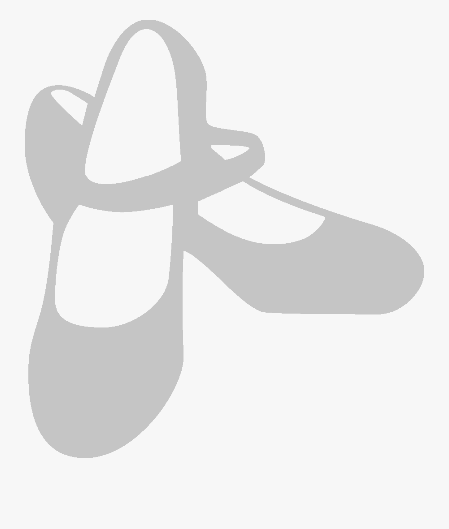 Dance Shoes Clipart Black And White - Dance Shoes Clipart, Transparent Clipart