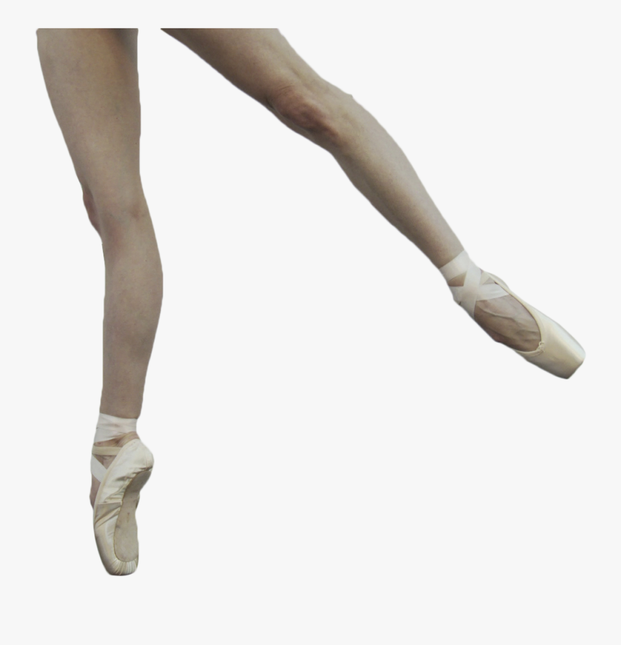 Transparent Ballerina Shoes Clipart - Pointe Shoes Transparent Background, Transparent Clipart
