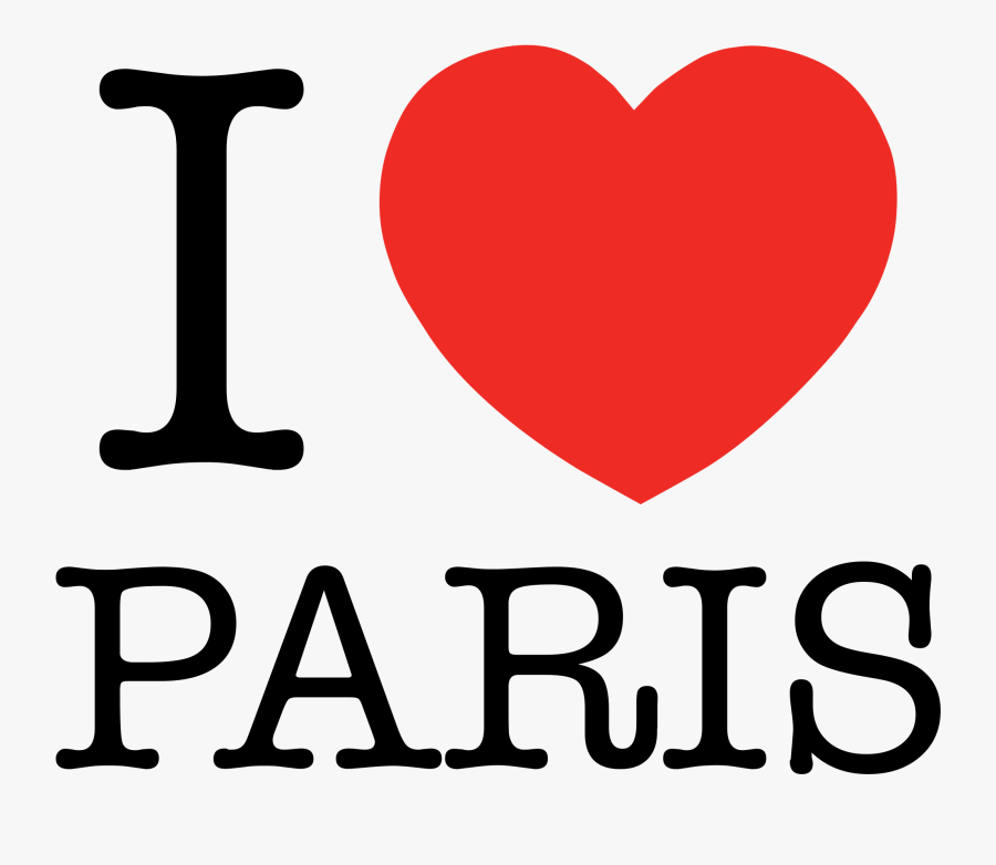File I Love Svg Wikimedia Commons Open - Love Paris, Transparent Clipart
