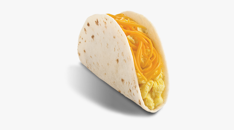 Taco Clipart Breakfast Taco - Breakfast Soft Taco Egg And Cheese, Transparent Clipart
