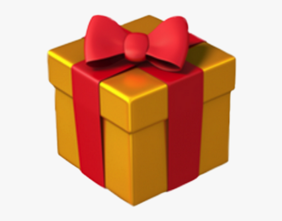 Clip Art Christmas Present Emoji - Gift Emoji Png, Transparent Clipart