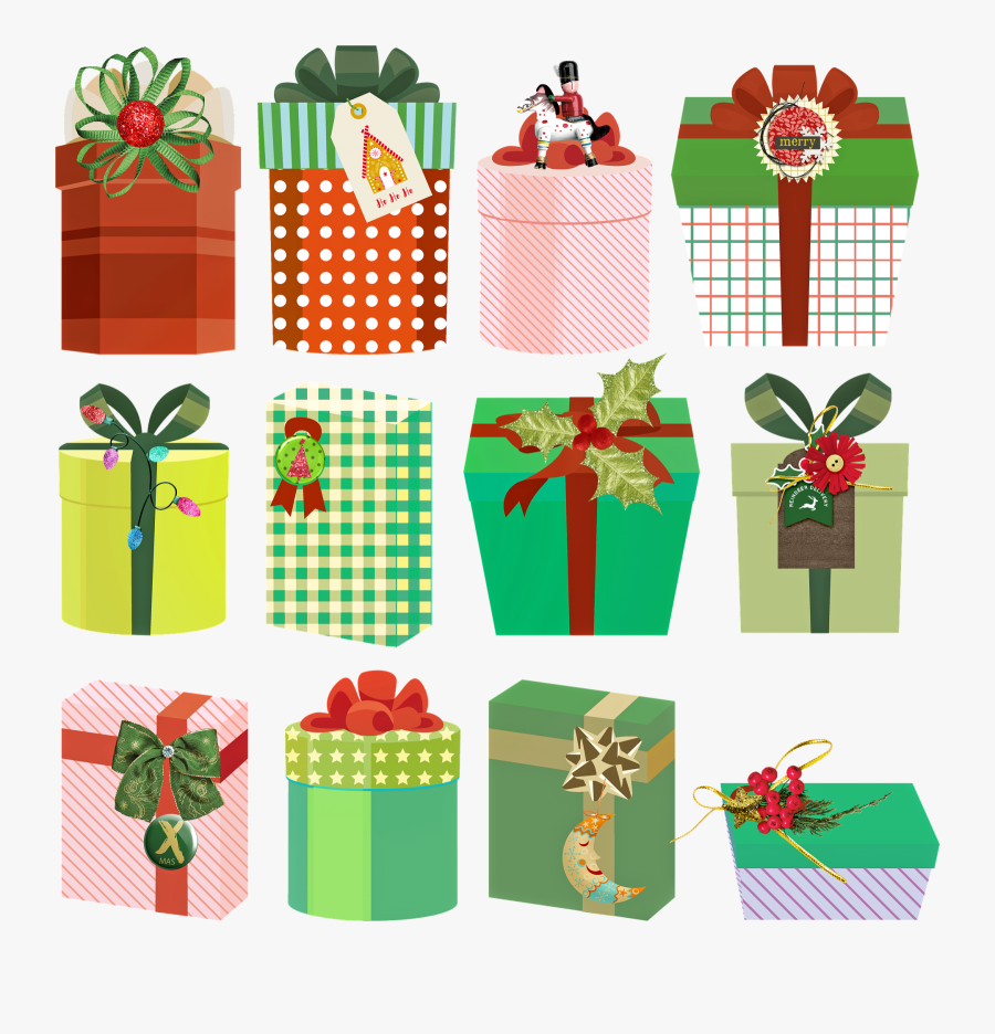 Christmas Gifts, Presents, Christmas, Gift, Xmas - Srečno Novo Leto 2019, Transparent Clipart