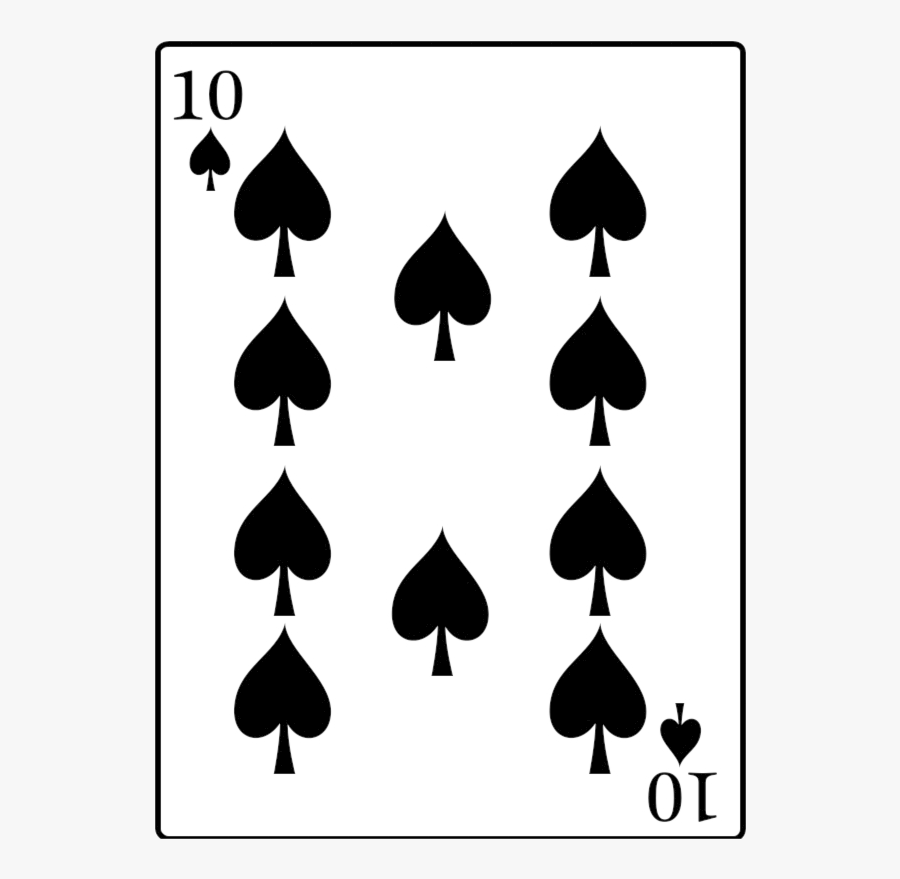 Playing Cards Free Of Spades Noc Sport Clipart Transparent - 9 Of Spades Card, Transparent Clipart