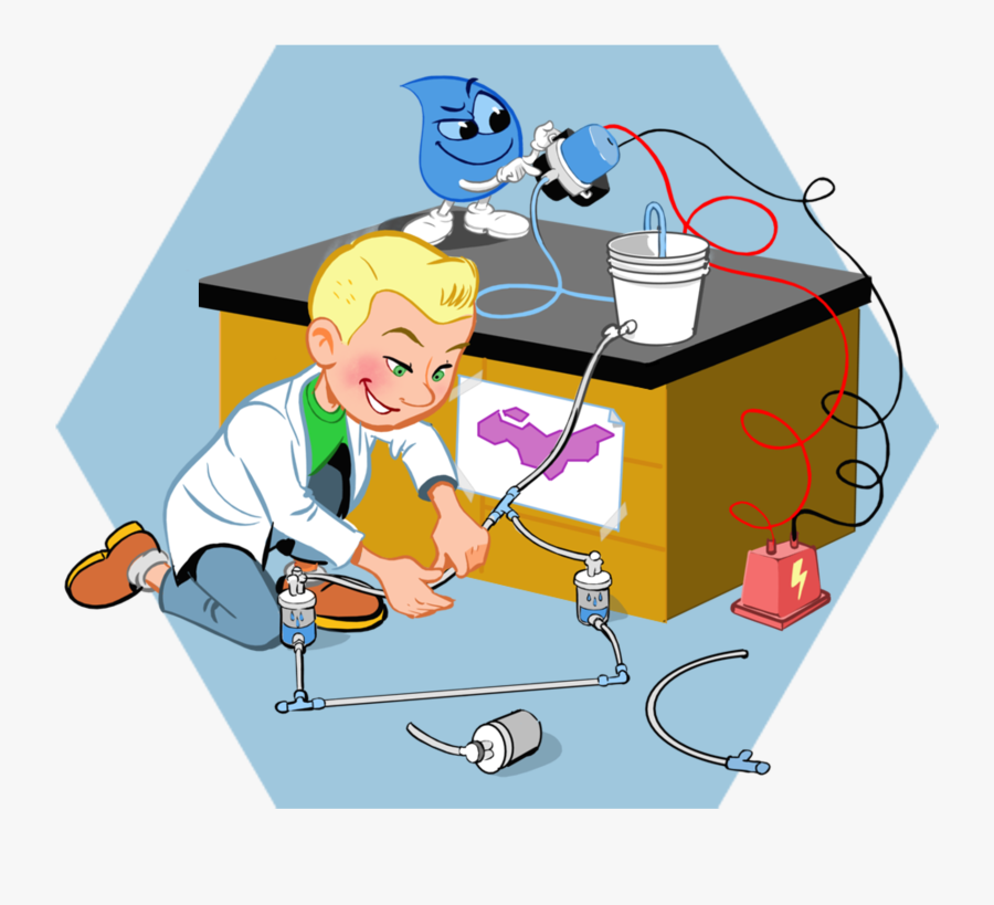 Drinking Water And Wastewater - Cartoon, Transparent Clipart