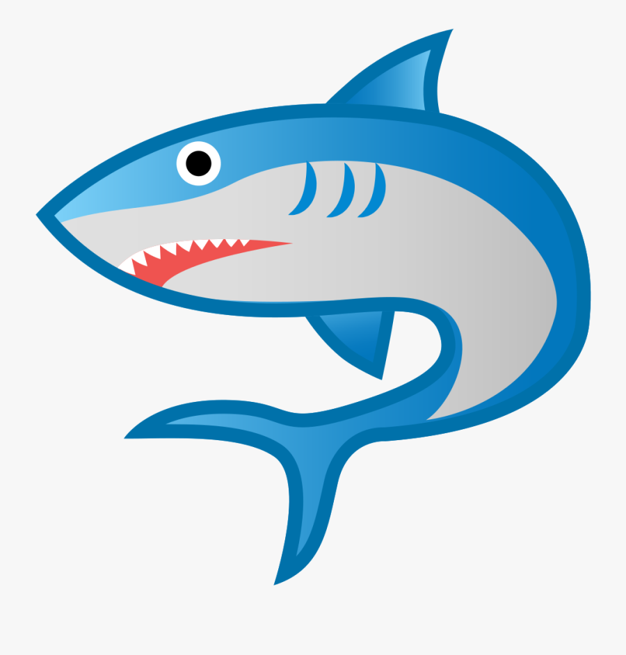 Clip Art Shark Icon - Shark Icon, Transparent Clipart
