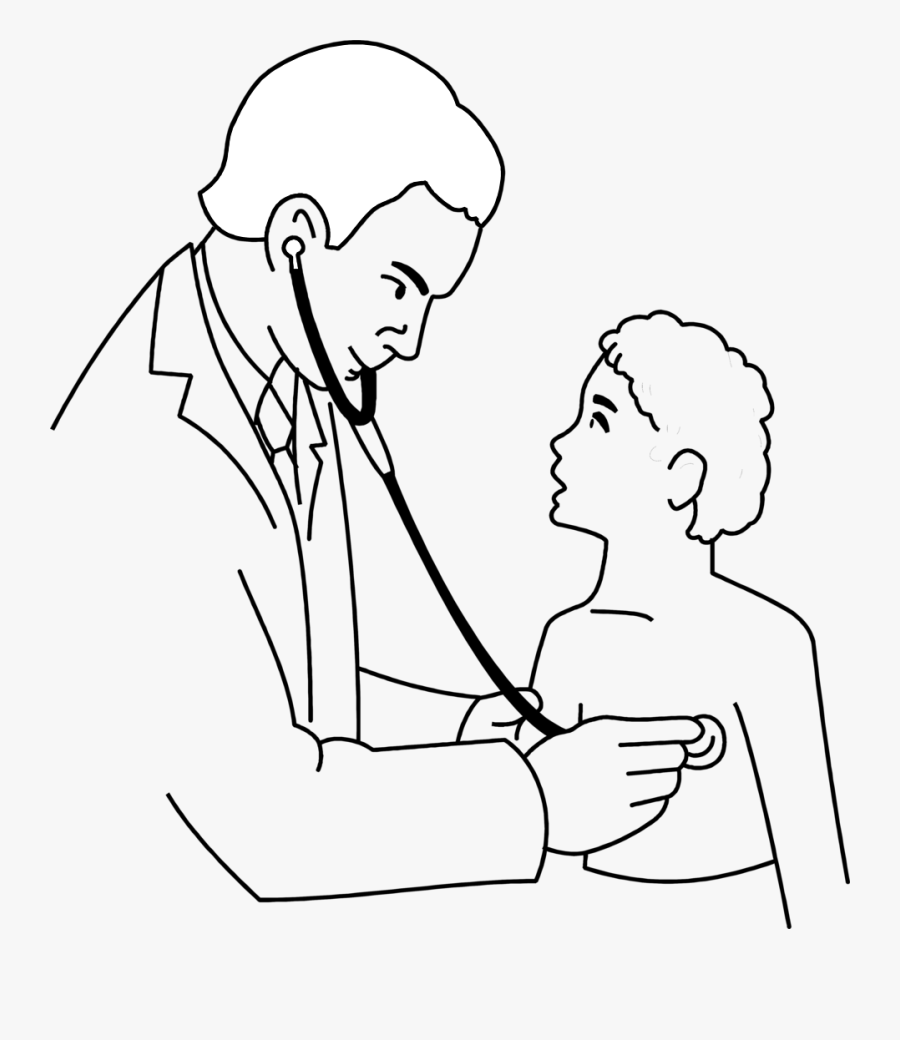 Doctor Black And White Clipart 2 - Doctor Clipart Black And White, Transparent Clipart