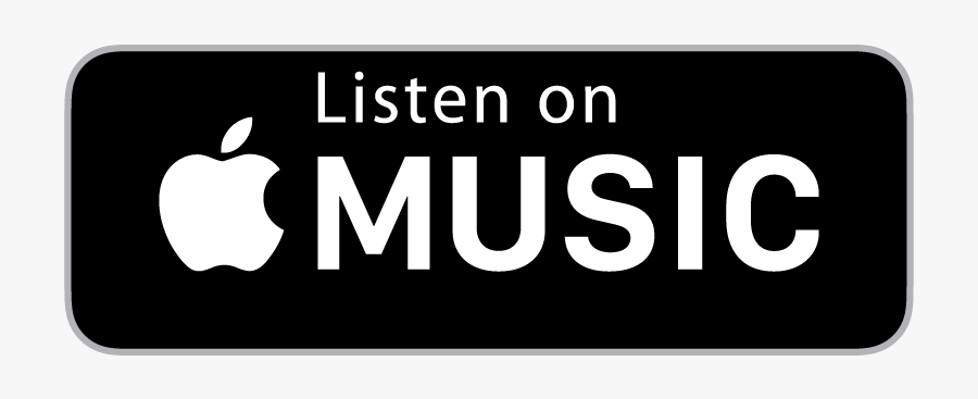 Clip Art Listen On Badge State - Listen On Apple Music Logo, Transparent Clipart