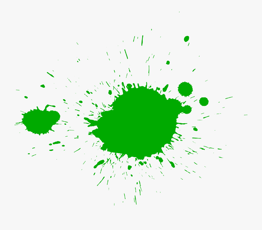 Green Splatters Png - Green Paint Splatter Transparent, Transparent Clipart