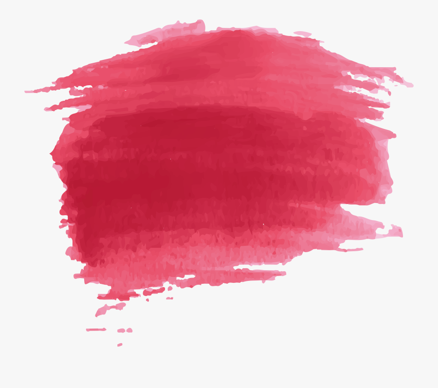 Red Watercolor Splash Png, Transparent Clipart