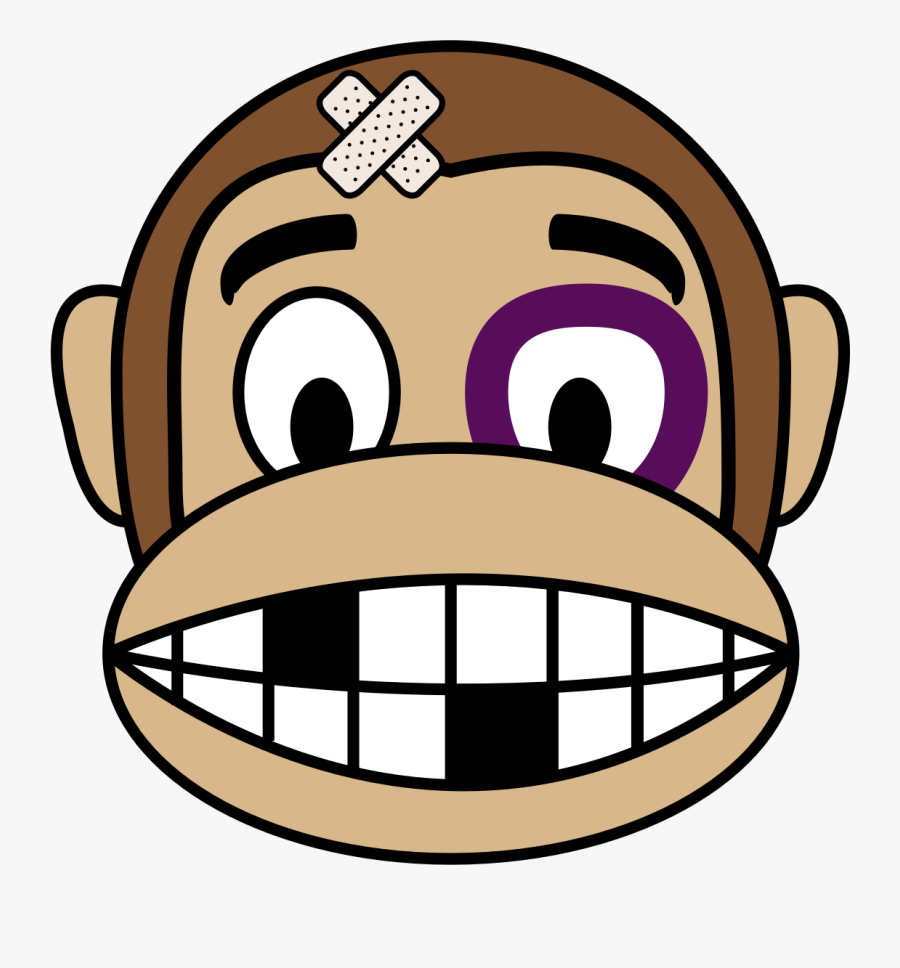 Clipart - - Monkey Emoji Face Expressions, Transparent Clipart