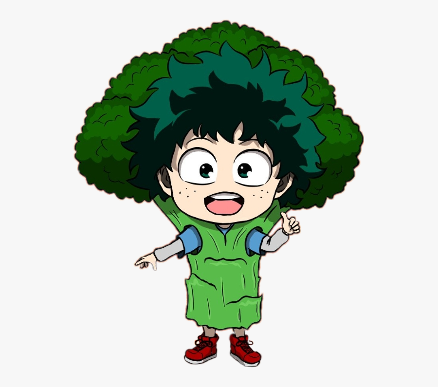 Broccoli Boii Uwu - My Hero Academia Broccoli, Transparent Clipart