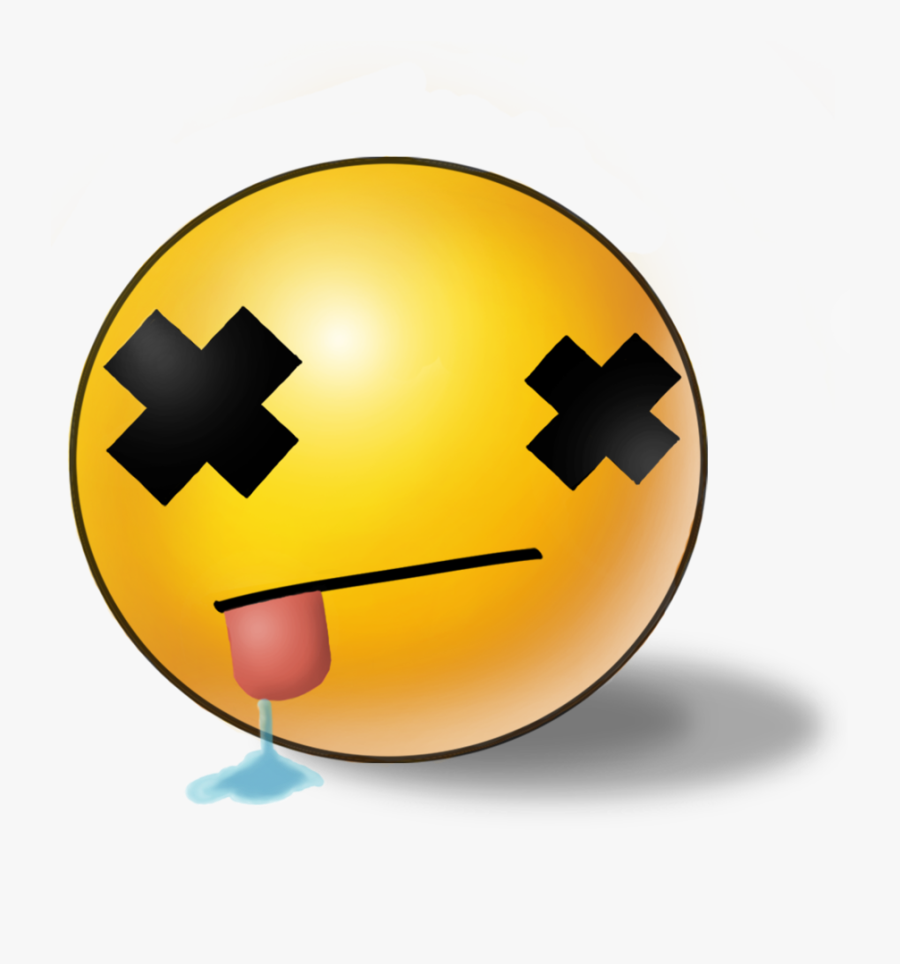 Smiley Emoticon Emoji Clip Art - Dead Emoji, Transparent Clipart