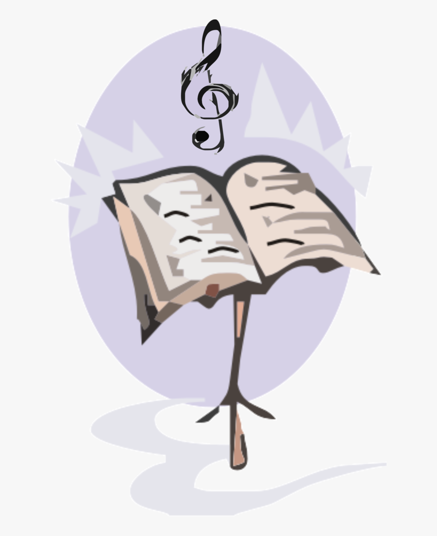 Clipart Student Choir - Songbook Clipart, Transparent Clipart