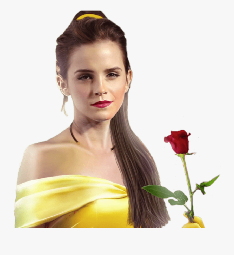 Beauty And The Beast Rose Clip Arts - Emma Watson Photos Stolen, Transparent Clipart