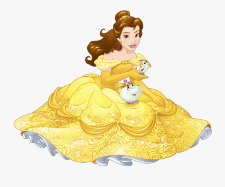 Transparent Disney Characters Png - Beauty And The Beast Belle Png, Transparent Clipart