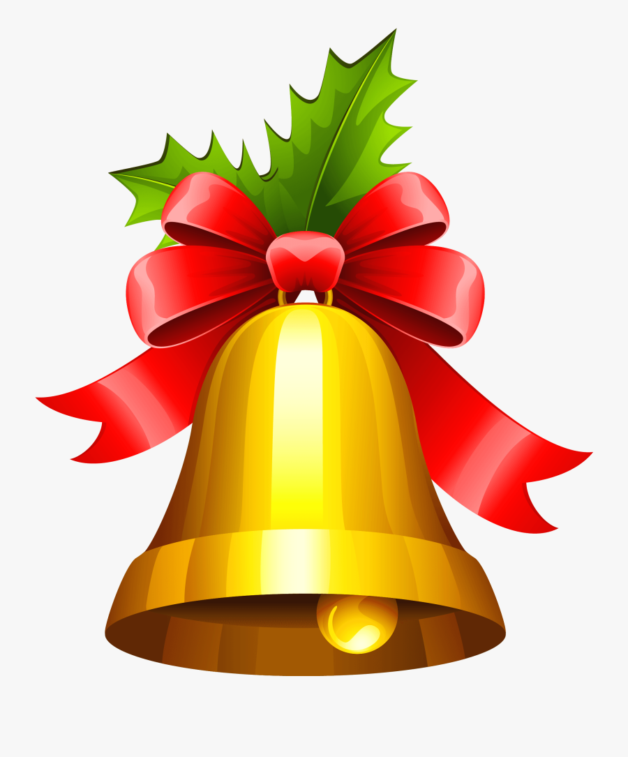 Transparent Bells Png - Christmas Bell Clipart, Transparent Clipart