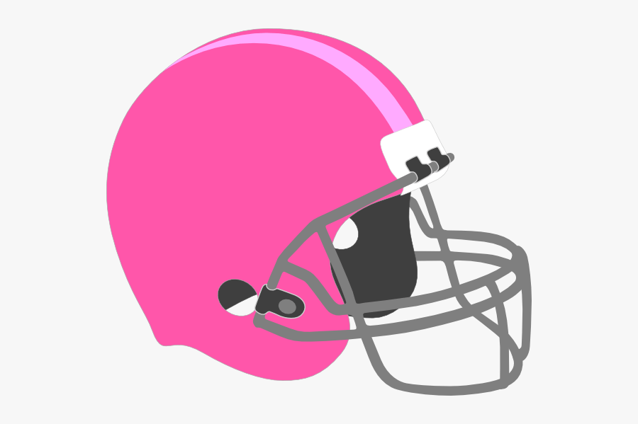 Pink Football Helmet Clip Art At Clker - Girl Fantasy Football Logo, Transparent Clipart
