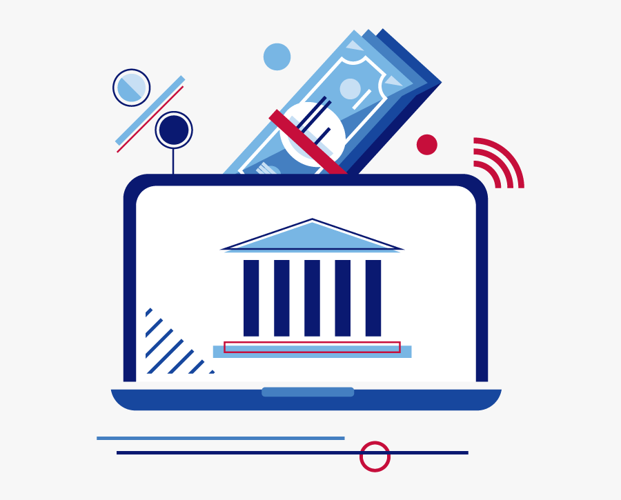 Cash Clip Art Online Banking U S Bank - Online Banking Cliparts, Transparent Clipart