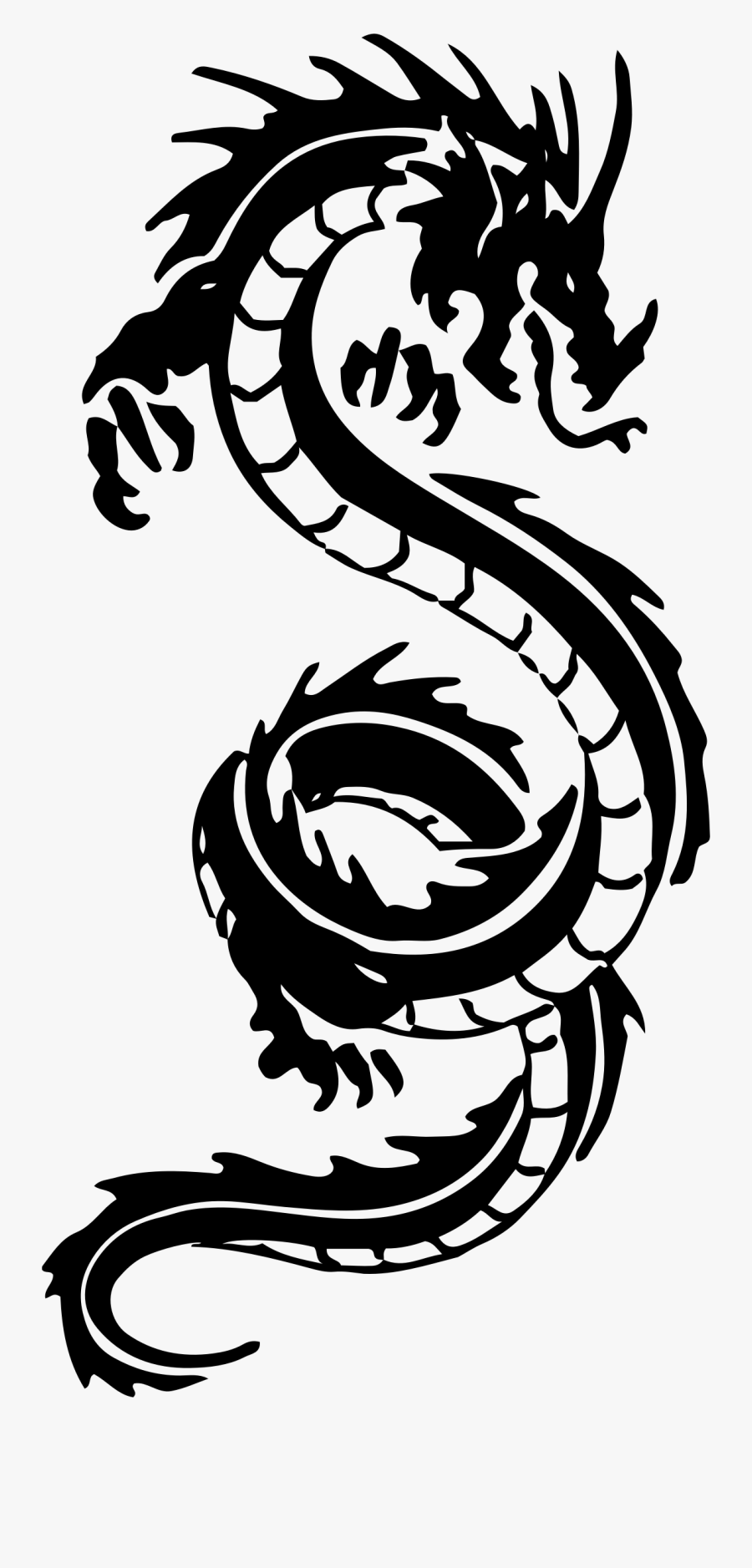 Clipart - Simple Japanese Dragon Drawing , Free Transparent Clipart ...